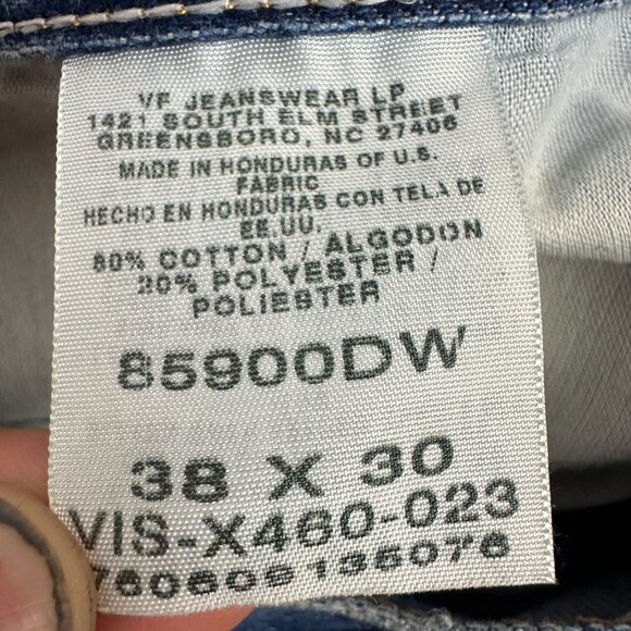 Wrangler Authentic Jeans 38x30 Men's Premium Quality Denim - Picture 4 of 6